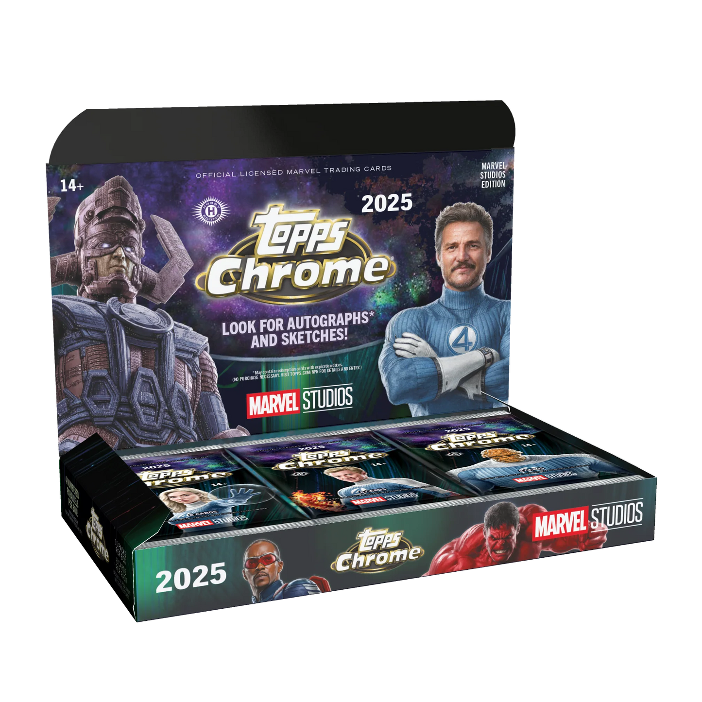 2025 Topps Marvel Studios Cinema Chrome – Hobby Box