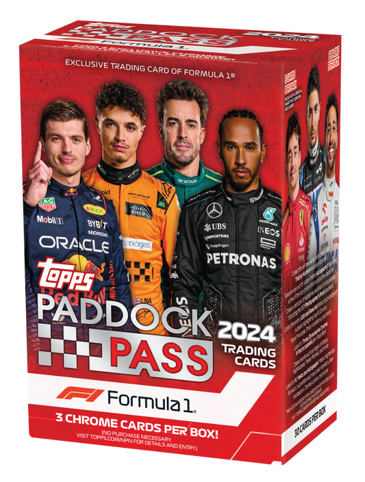 2024 Topps Paddock Pass Formula 1 F1 Value Box - SportCardsCenter
