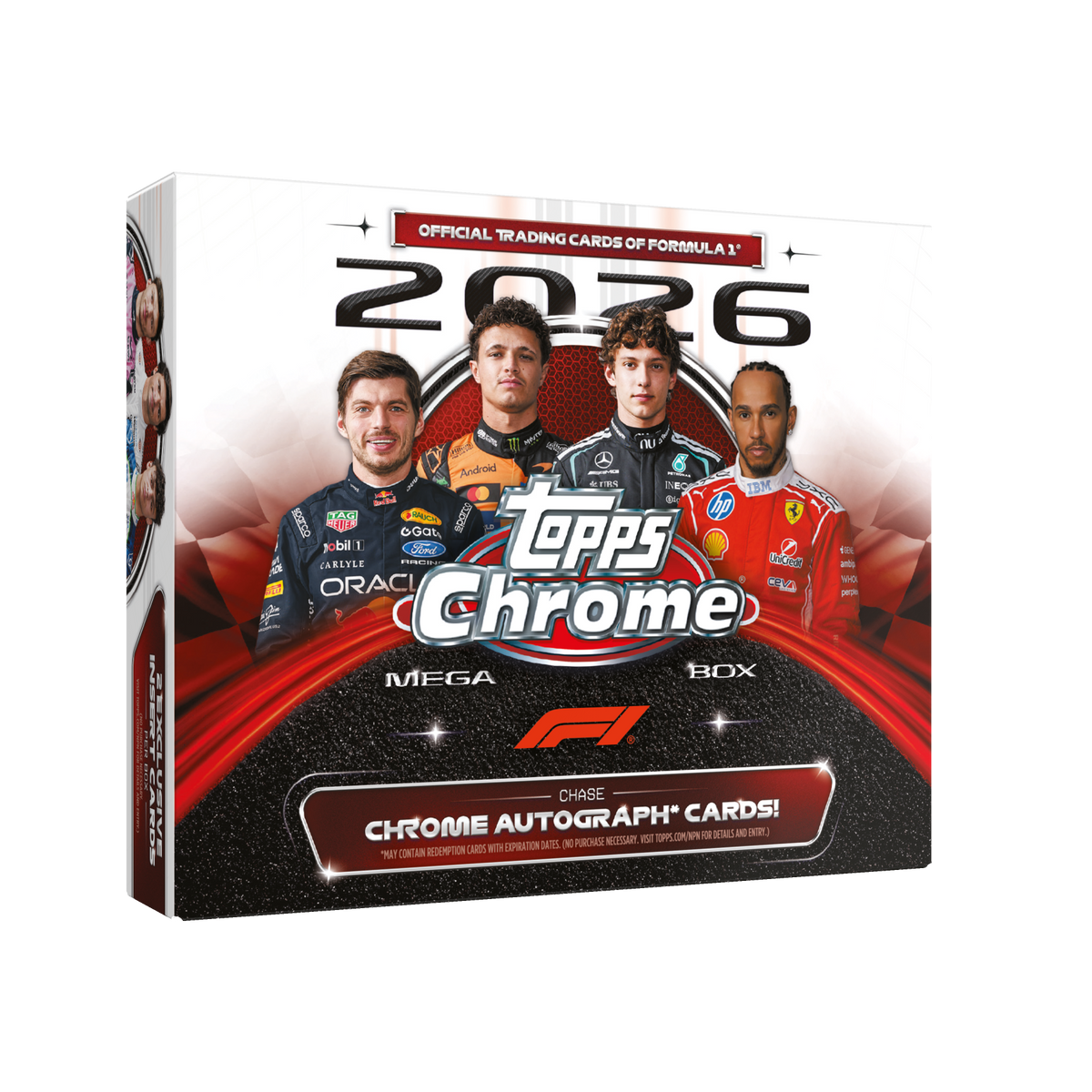 Topps Chrome Formula 1 2026 Mega Box