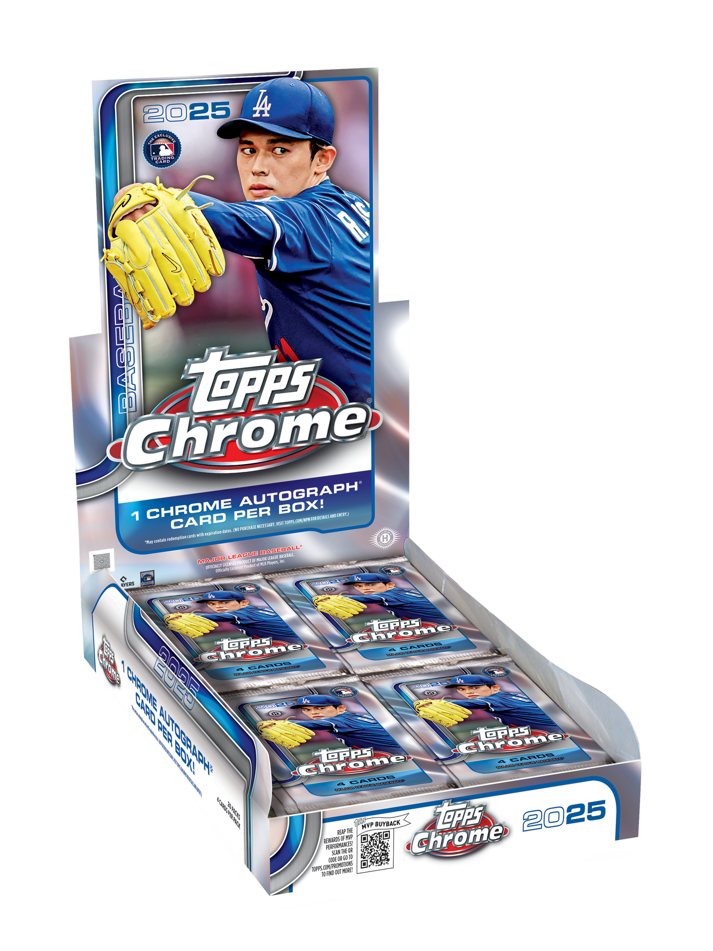 Topps Chrome Baseball 2025 – Hobby Box