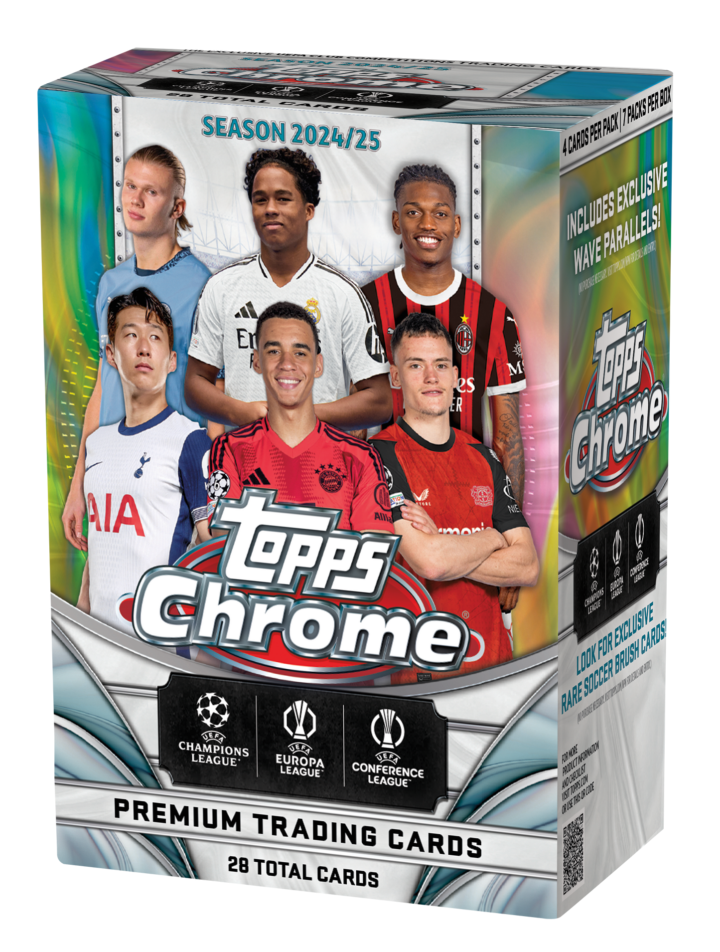 PRE-ORDER Topps UEFA Club Competitions Chrome 2024/25 - Value Box (LIVE OPENING)