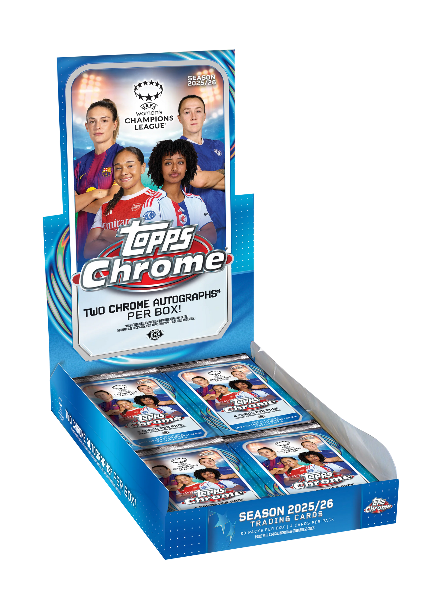 Topps Chrome UEFA Women’s Champions League 2025/26 Hobby Box