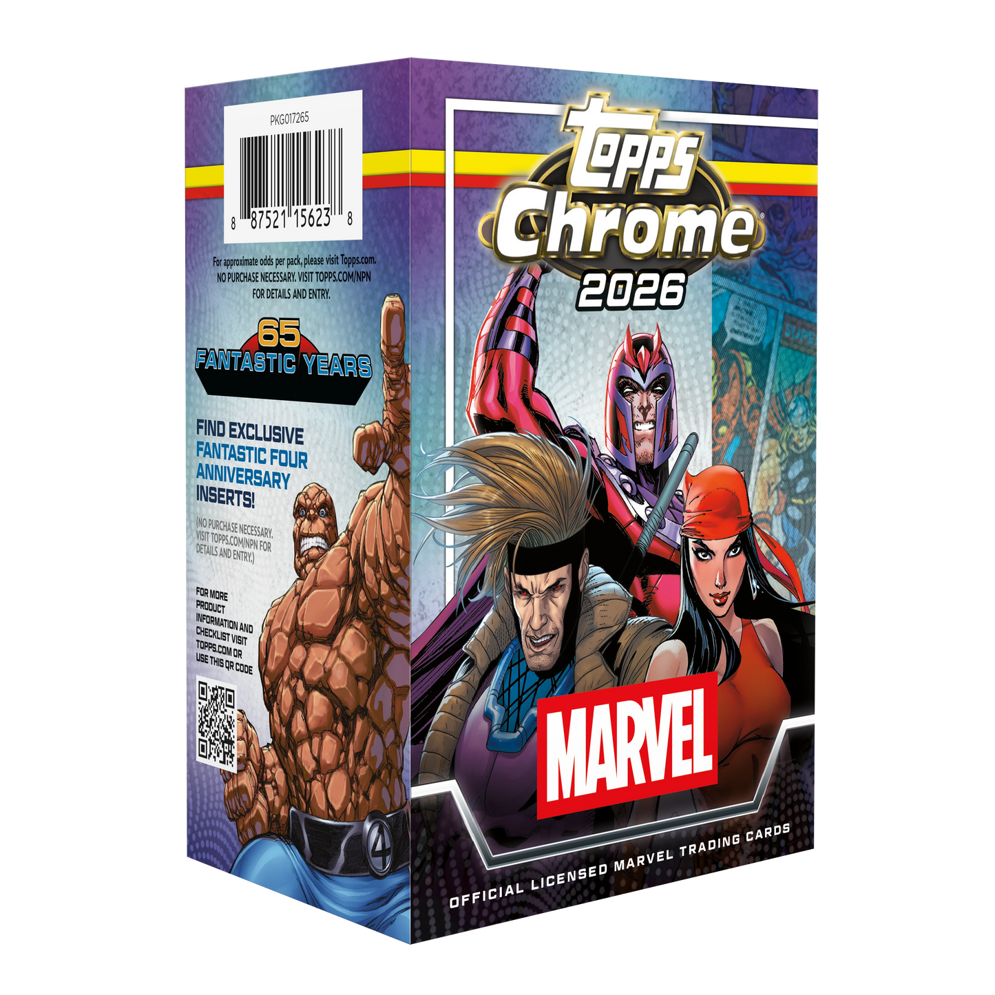 Topps Chrome Comics Marvel 2026 - Value Box