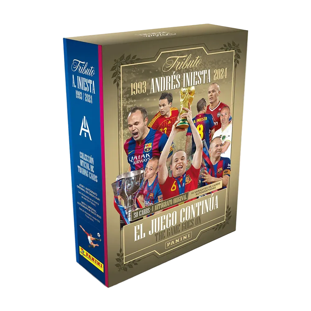 Panini Andrés Iniesta Tribute Set – Box Tributo