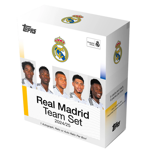 2024-25 Topps Real Madrid Team Set Pre-Order (LIVE OPENING) - SportCardsCenter