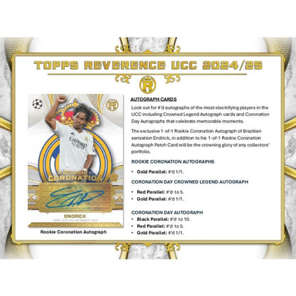 Topps Reverence UCC 2024/25 – Participación [CAJA 4]