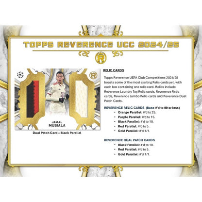Topps Reverence UCC 2024/25 – Participación [CAJA 4]