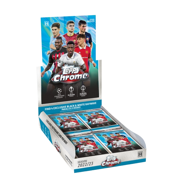 2022/23 Topps Chrome UEFA Club Competitions Soccer Lite Box