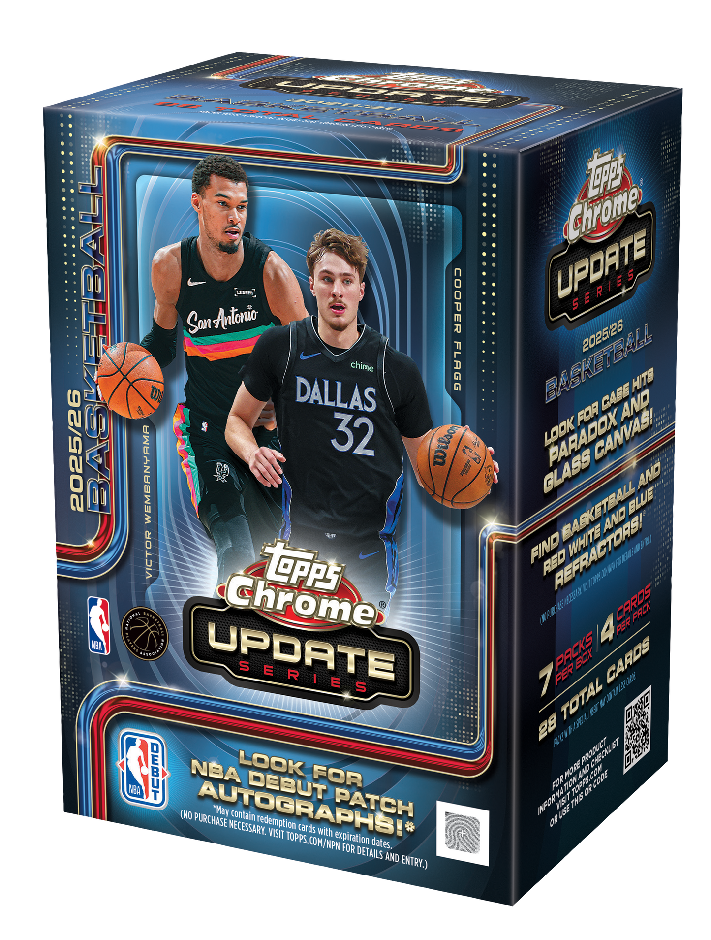 Topps Chrome NBA Updates 2026 - Value Box