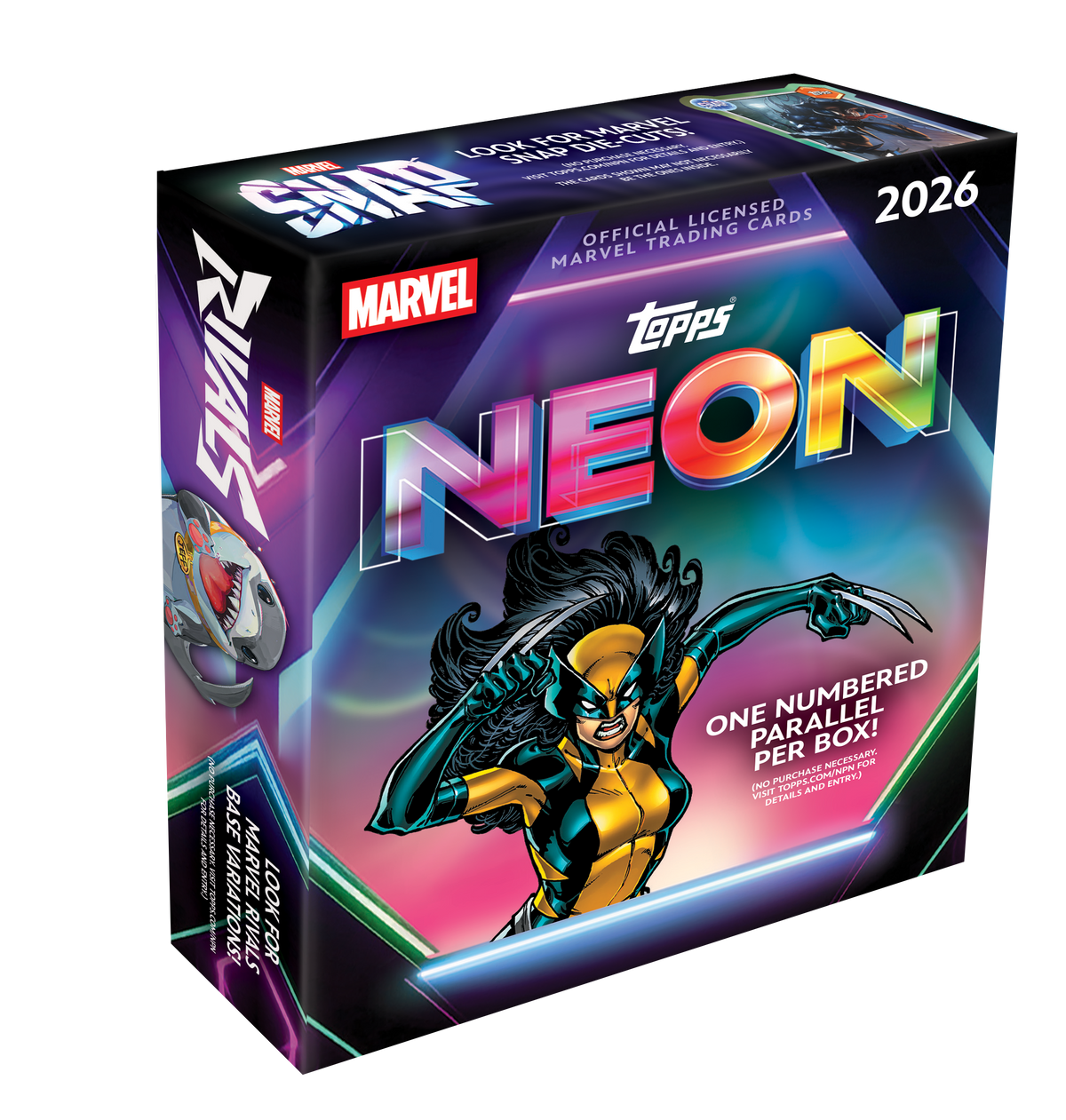 Topps Marvel Neon 2026 Mega Box