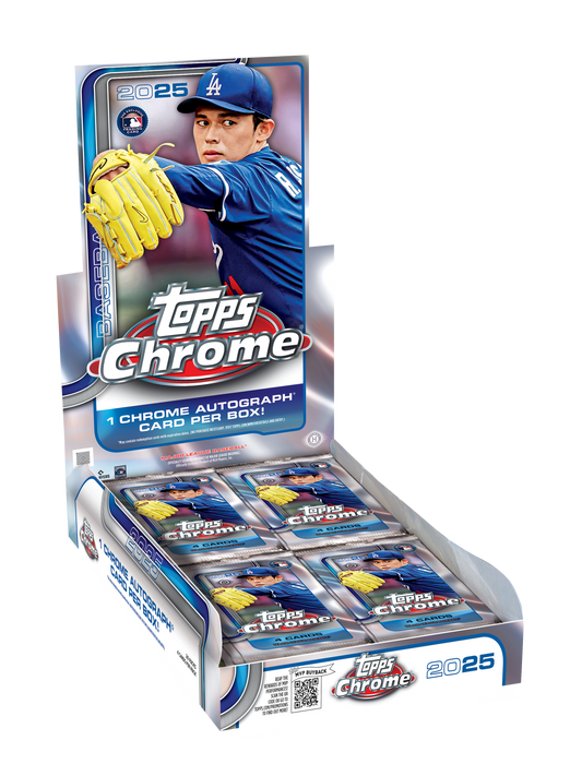 Topps Chrome Baseball 2025 – Hobby Box