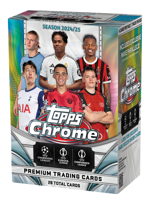 PRE-ORDER Topps UEFA Club Competitions Chrome 2024/25 - Value Box (LIVE OPENING)
