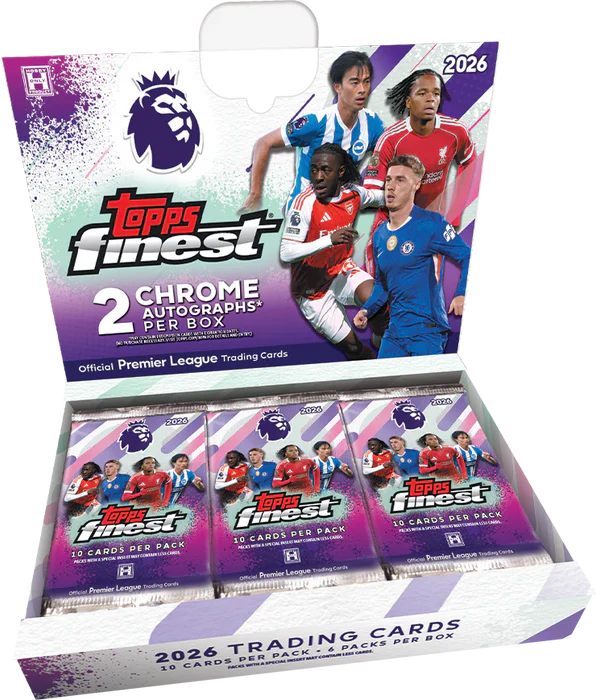 Topps Finest Premier League 2026 – Hobby Box
