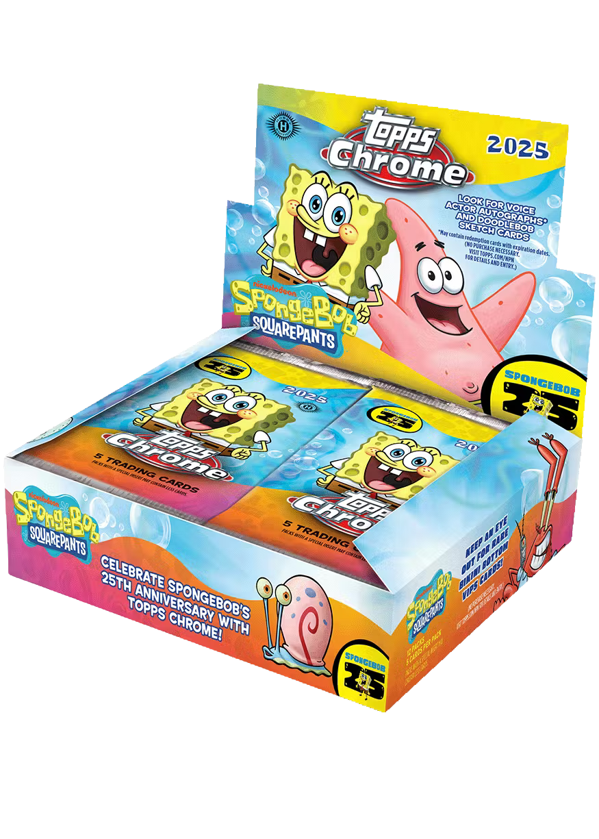 Topps Chrome Spongebob 2025 - Hobby Box