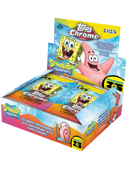 Topps Chrome Spongebob 2025 - Hobby Box