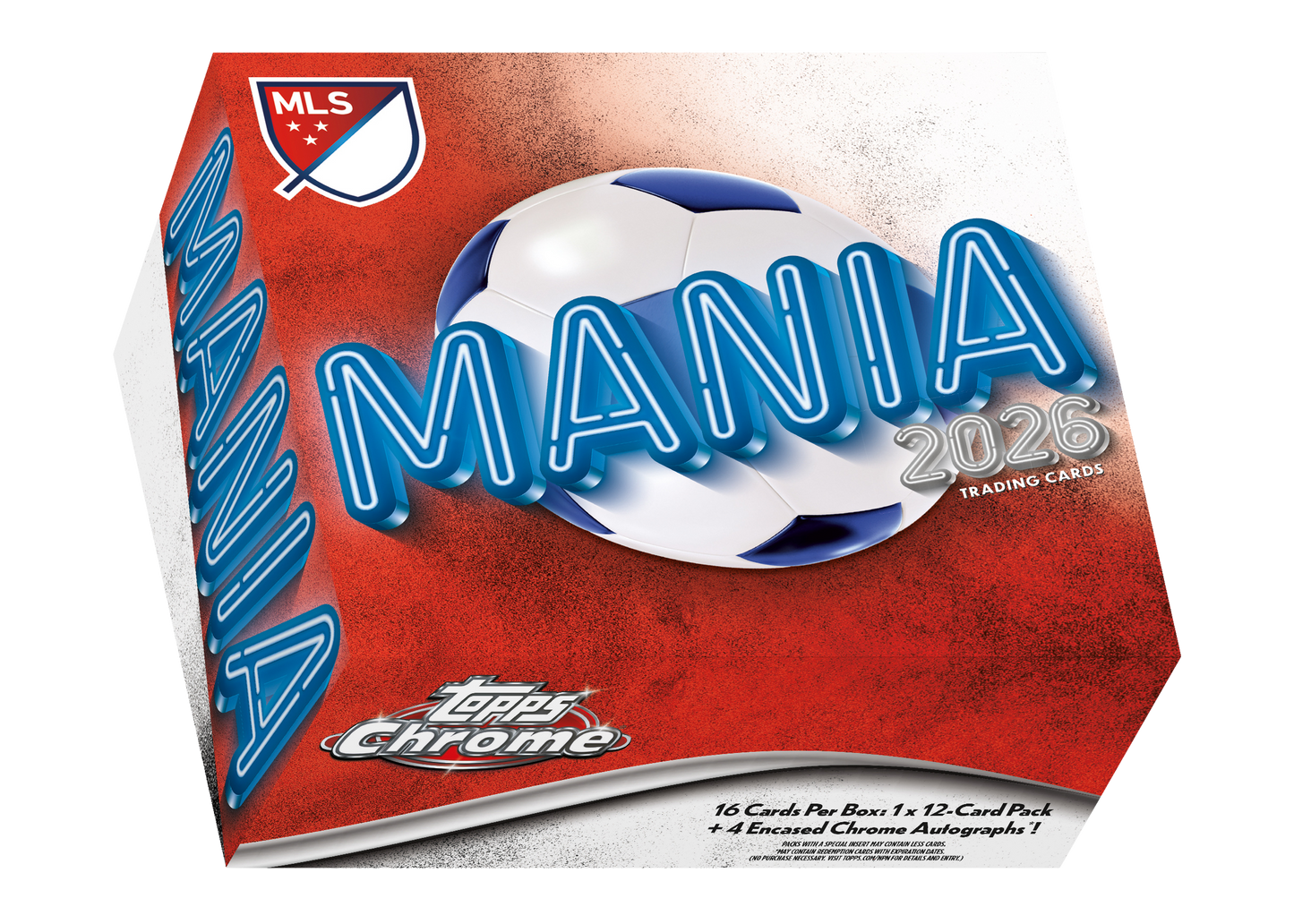 Topps Chrome MLS 2026 Mania Box
