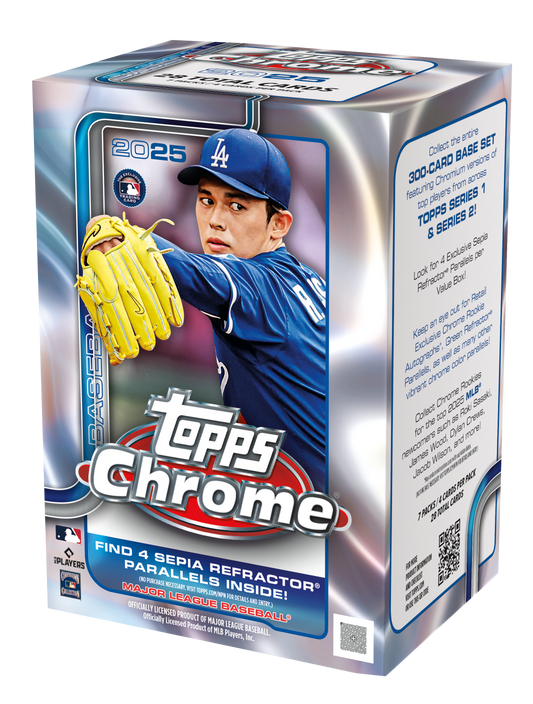 Topps Chrome Baseball 2025 – Value Box