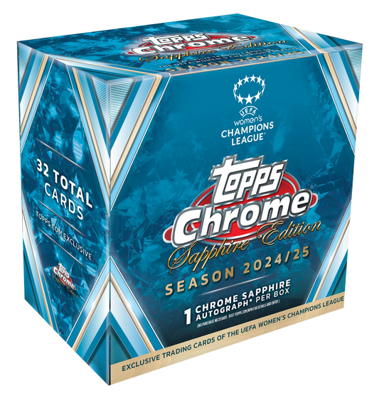Topps Chrome Sapphire UWCL 2025 – Hobby Box