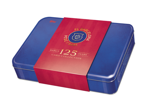 Topps FC Barcelona 125th Anniversary - Deluxe Hobby Box - SportCardsCenter