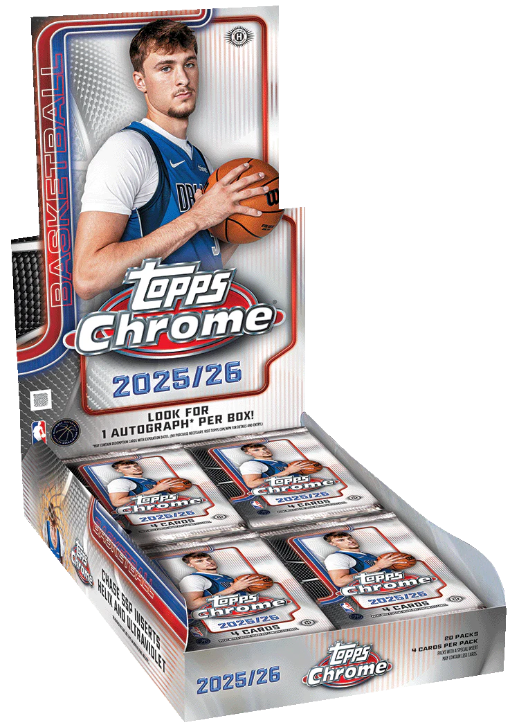 2025-26 Topps Chrome NBA Hobby Box (PRE-ORDER)