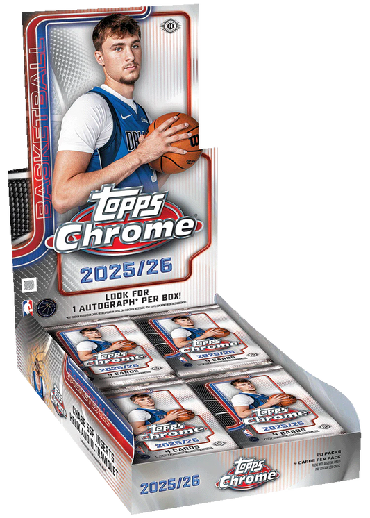 2025-26 Topps Chrome NBA Hobby Box (PRE-ORDER)