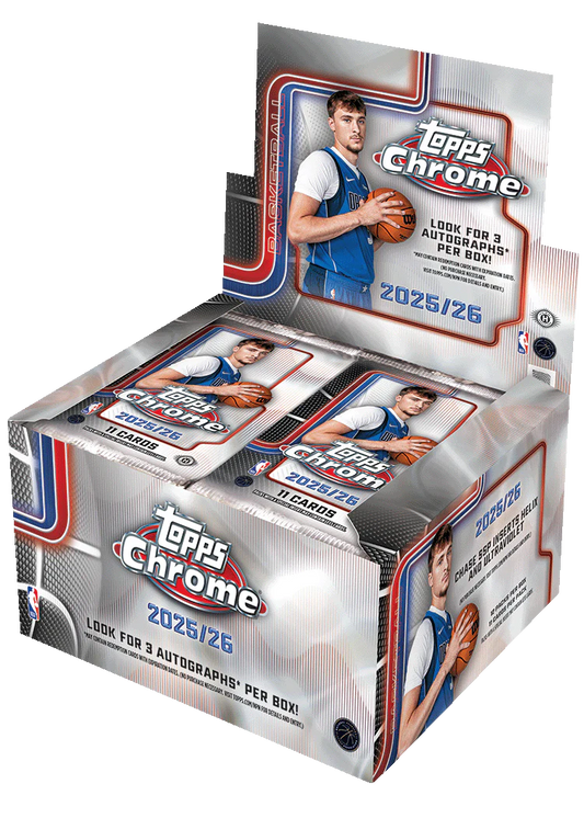 2025-26 Topps Chrome NBA Jumbo Box (PRE-ORDER)