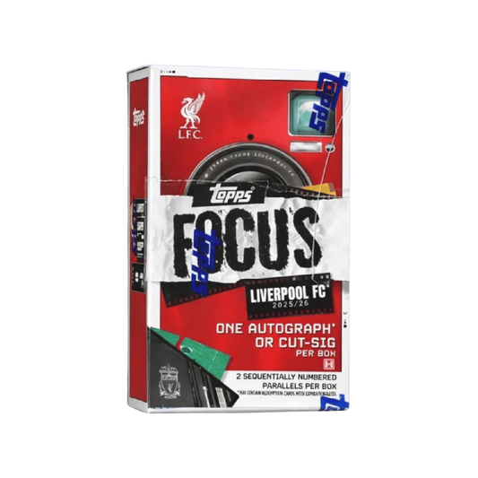Topps Focus Liverpool FC 2025/26 – Hobby Box